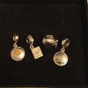 Pandora travel theme charms